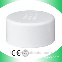 pvc plastic water pipe end cap